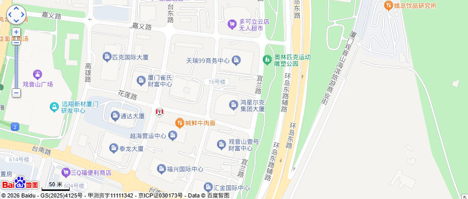 两岸青年创客空间-园区地图